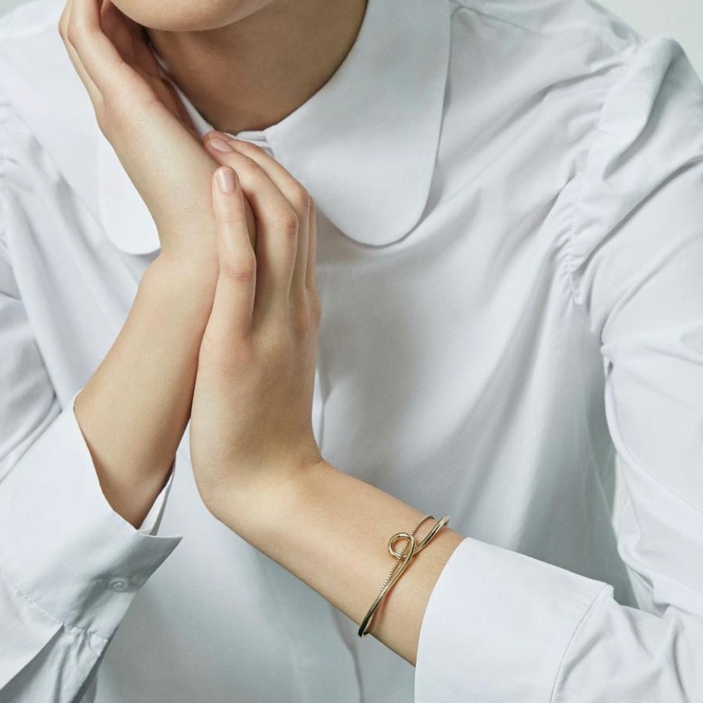 Jenny Bird Gold Loop Cuff - Picture 2 of 3
